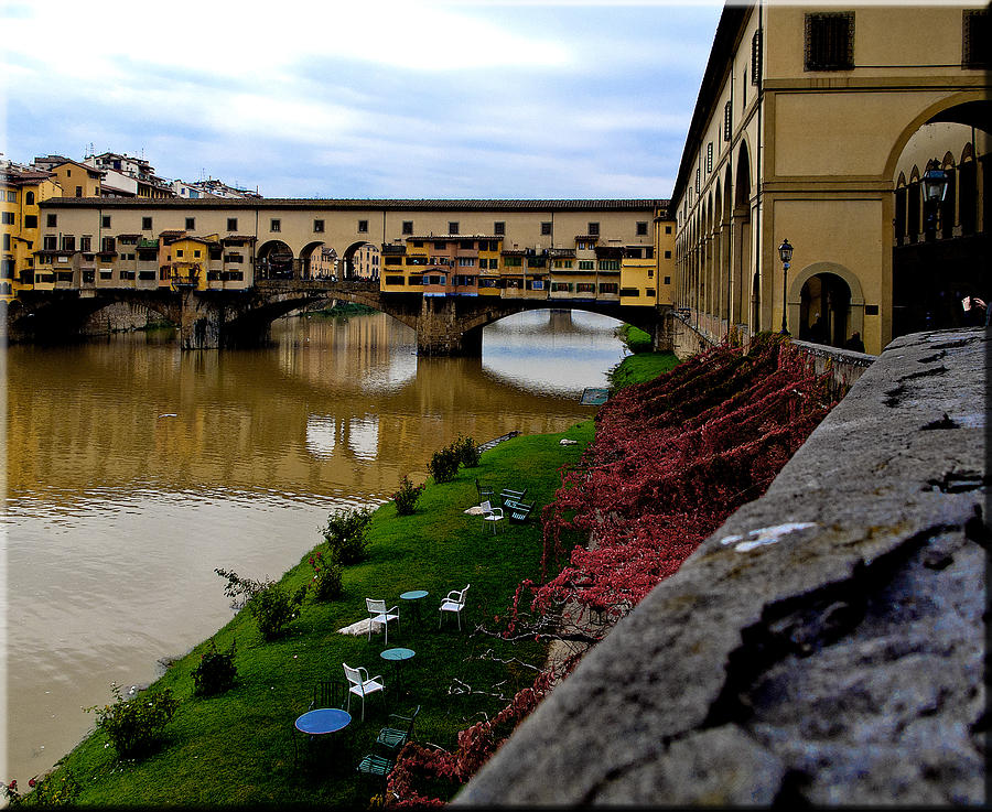 Ponte Vecchio Florence Italy Photograph by David Coblitz