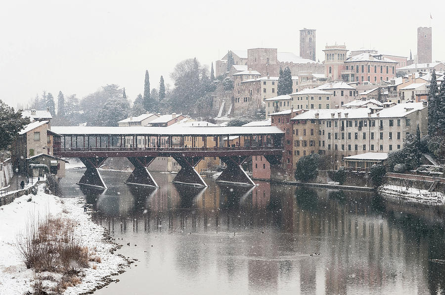 Ponte Vecchio In Bassano D. Grappa Photograph by Massimo Calmonte (www.massimocalmonte.it)