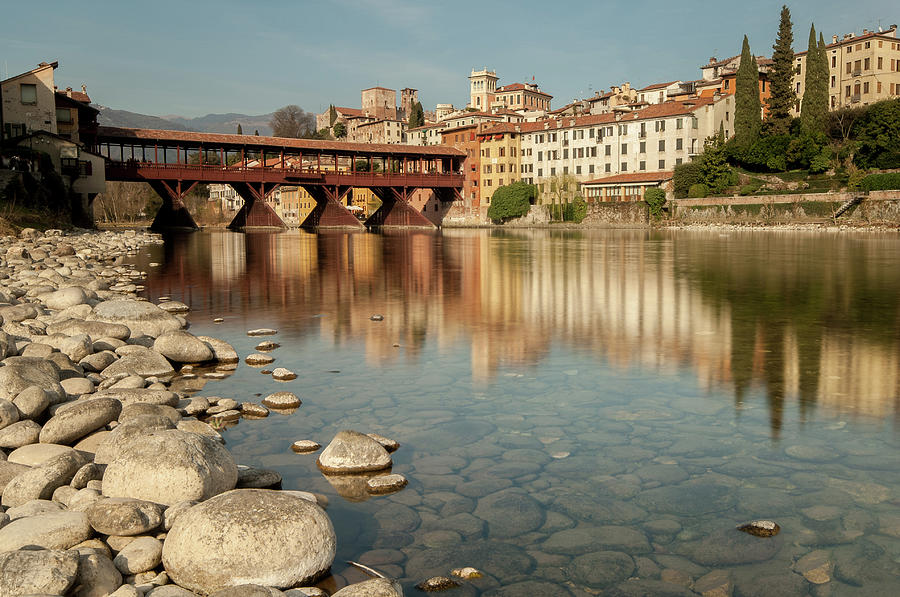 Ponte Vecchio In Bassano Del Grappa Photograph by Massimo Calmonte (www.massimocalmonte.it)