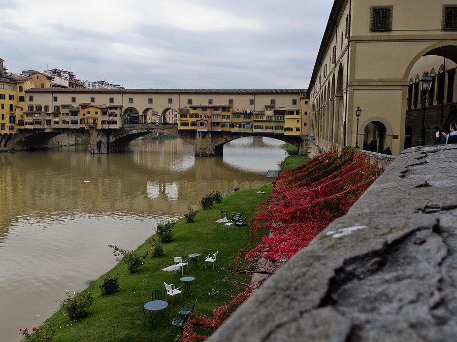 Ponte Vecchio in Florence Italy Photograph by David Coblitz