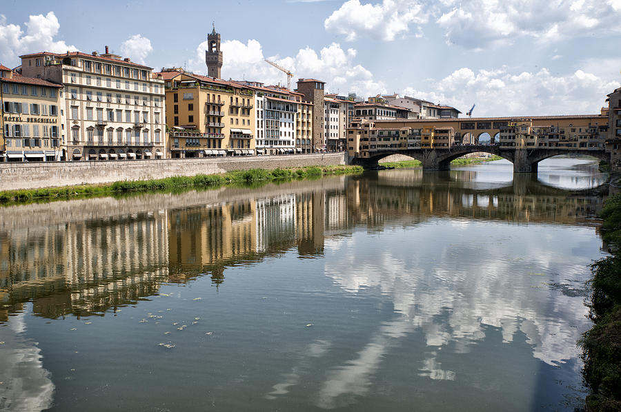 Ponte Vecchio on the Arno River Photograph by Melany Sarafis
