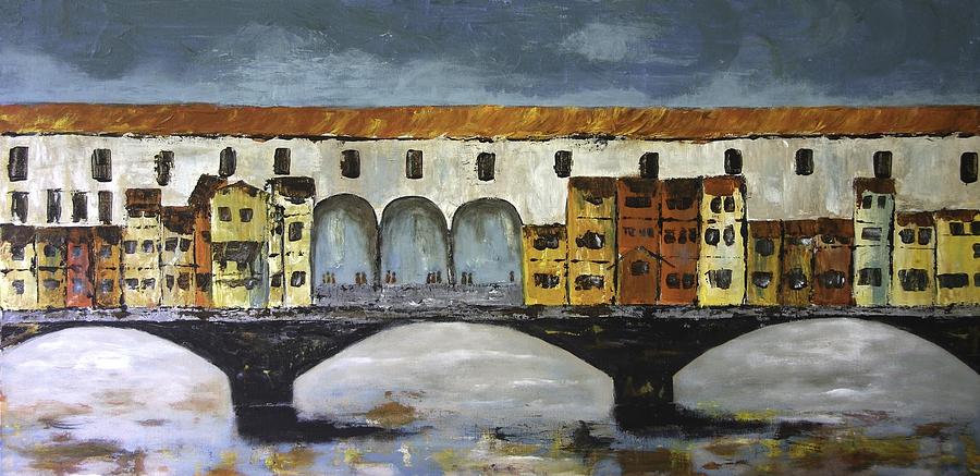 Ponte Vecchio Painting by Patty Hughes - Pixels