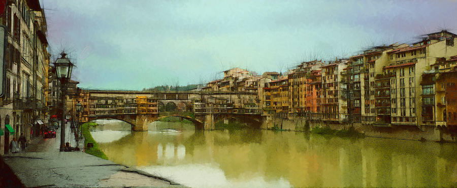 City Digital Art - Ponte Vecchio  by Paul Gioacchini
