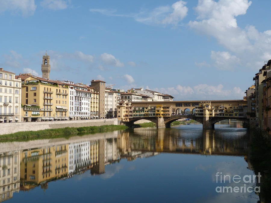 Ponte Vecchio - The Old Bridge - Florence Photograph by Phil Banks