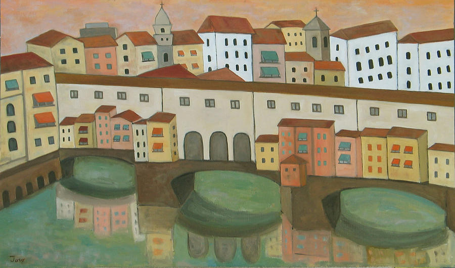 Ponte Vecchio Painting by Trish Toro