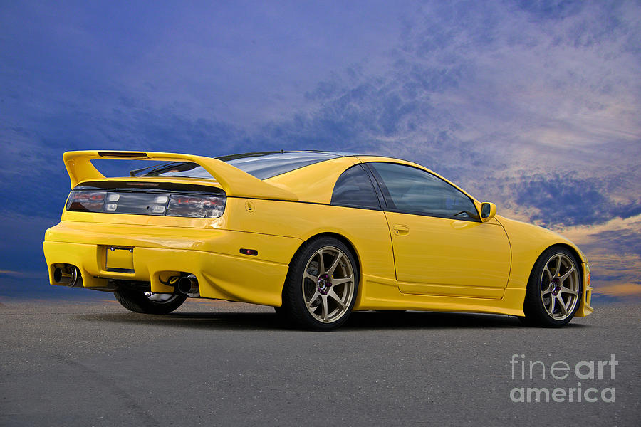 nissan 300zx yellow