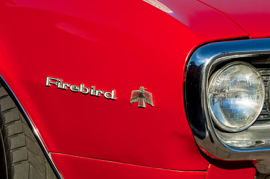 Pontiac Firebird Emblem Photograph by Jill Reger