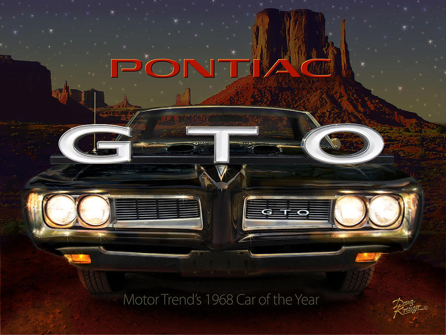 Pontiac G T O Digital Art by Doug Kreuger