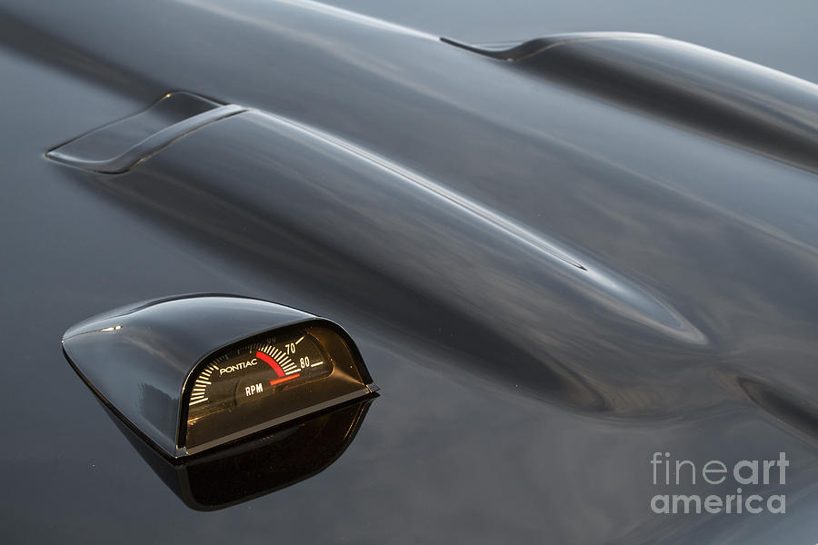 Pontiac GTO Hood Tach Photograph by Dennis Hedberg