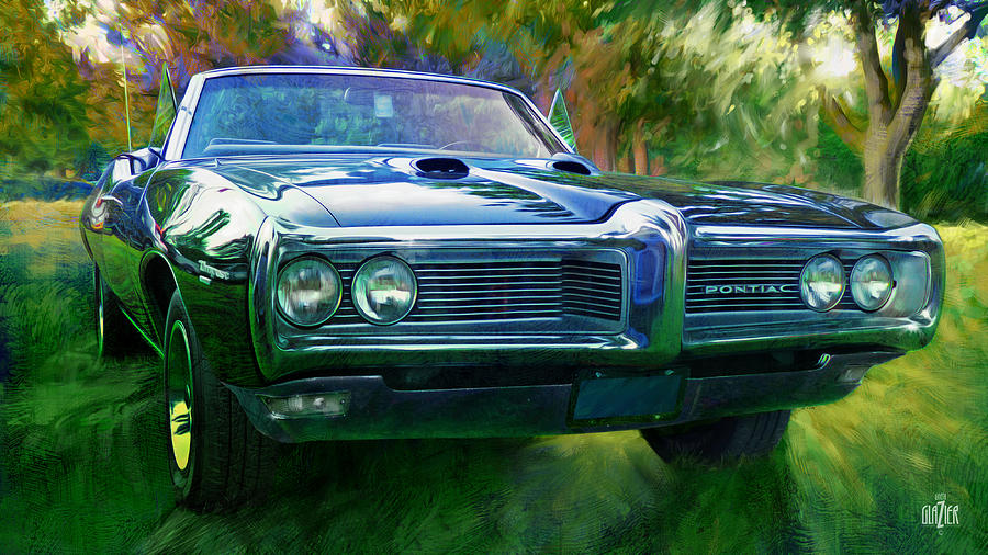1968 Pontiac Tempest in Green Digital Art by Garth Glazier