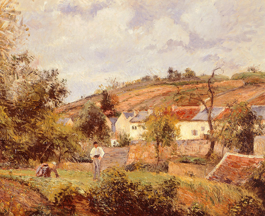 Pontoise Painting by Camille Pissarro