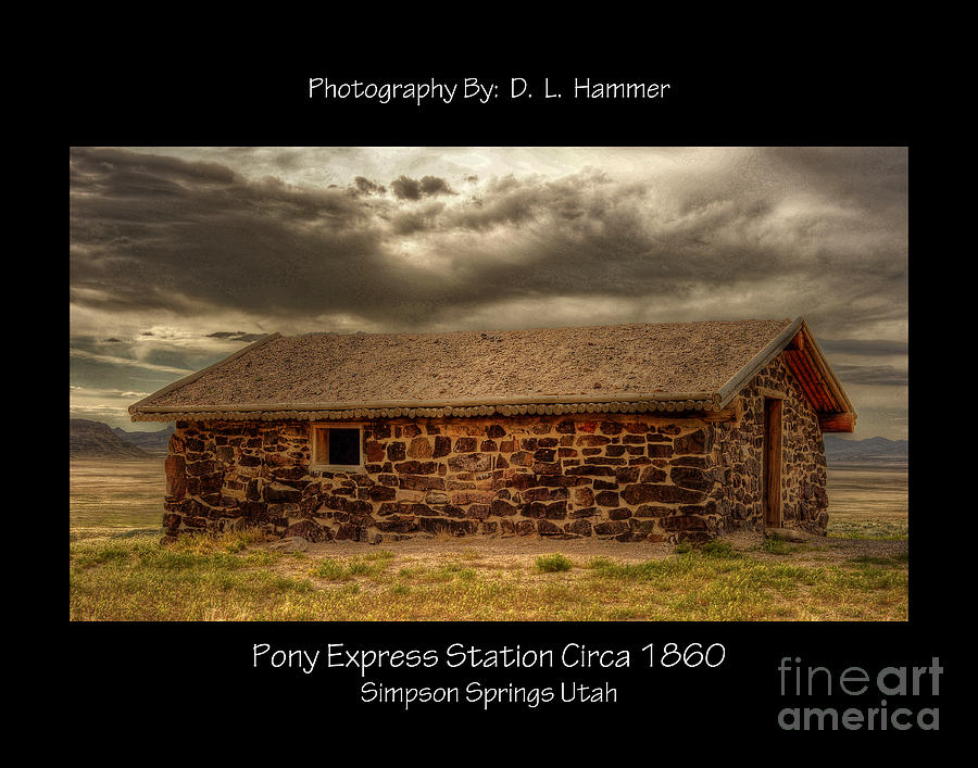 Pony Express Station Circa 1860 Photograph by Dennis Hammer