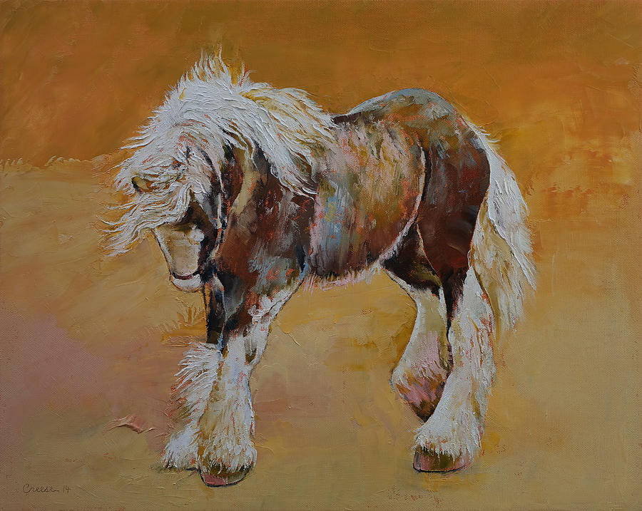 George Stubbs Painting - Gypsy Pony by Michael Creese
