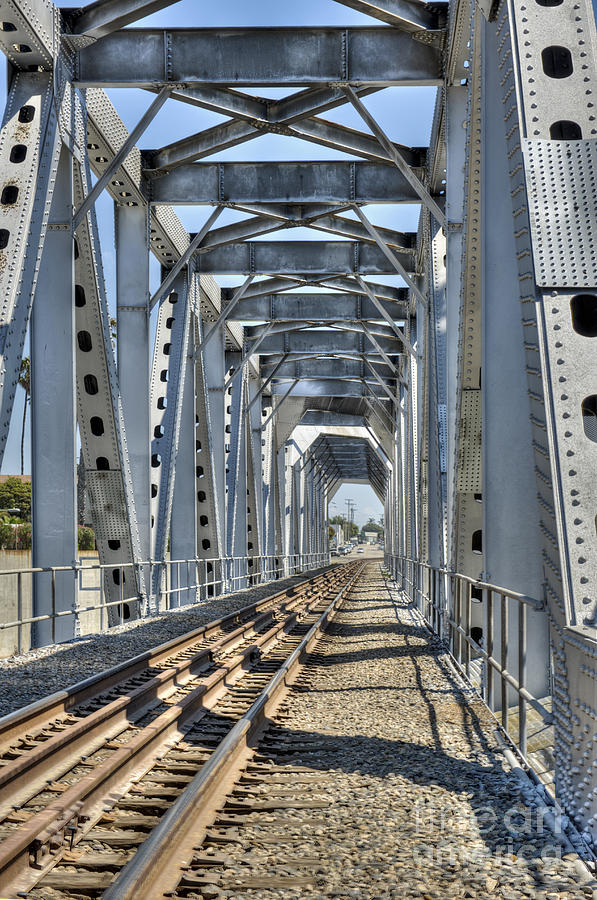 Pony Truss Bridge Union Pacific Railroad Photograph by David Zanzinger