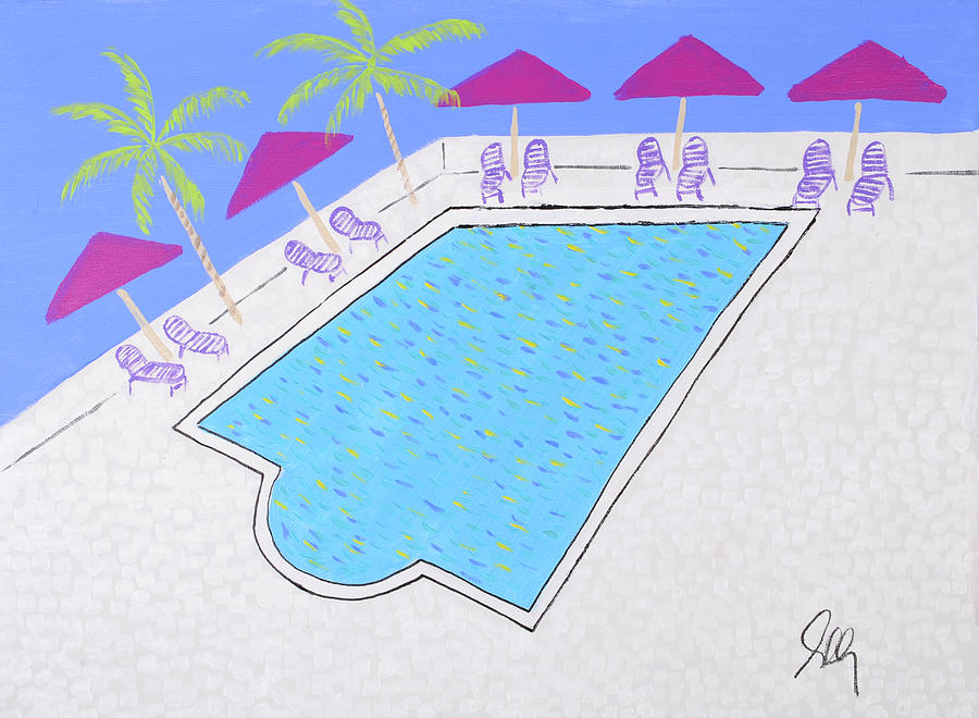 Pool Painting by Jeff Schilling - Fine Art America