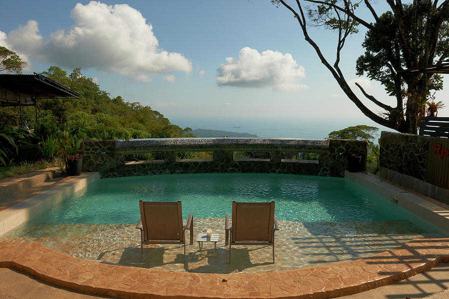 Pool On Hilltop, Costa Rica Photograph by Lwa