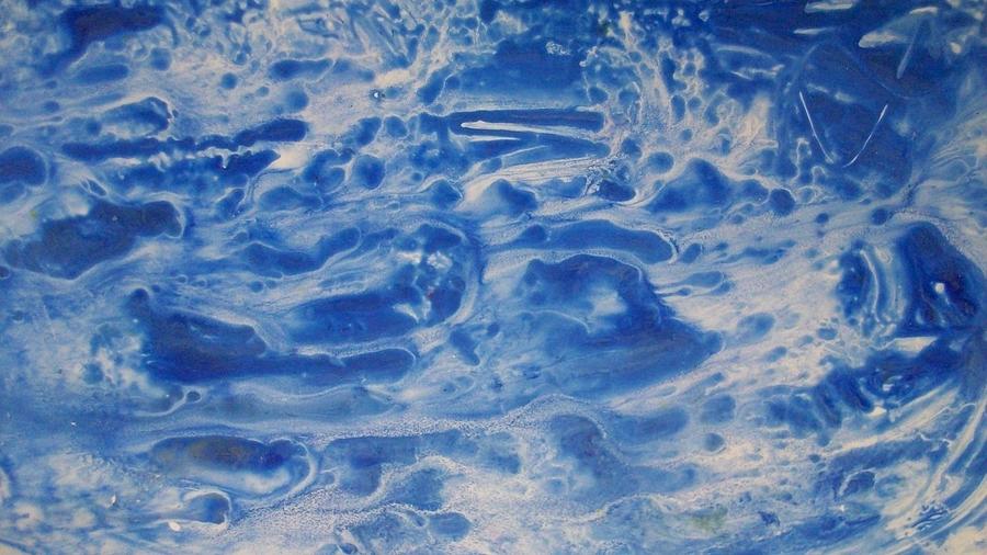 Pool Party Painting by Sharon Ackley