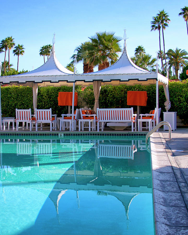 POOL PAVILIONS Palm Springs Photograph by William Dey