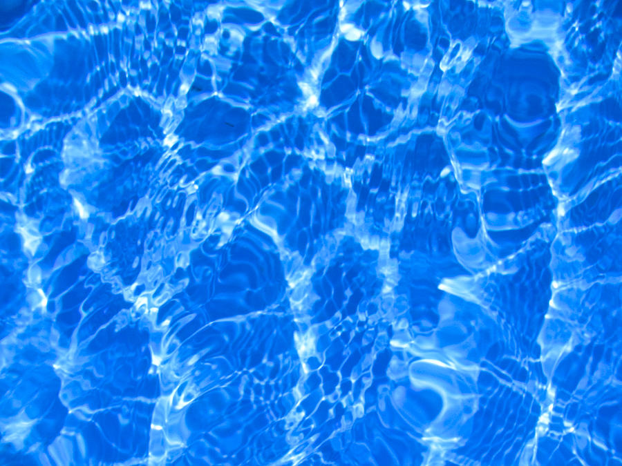 Pool Water Blue Design Photograph by Kathryn Barry
