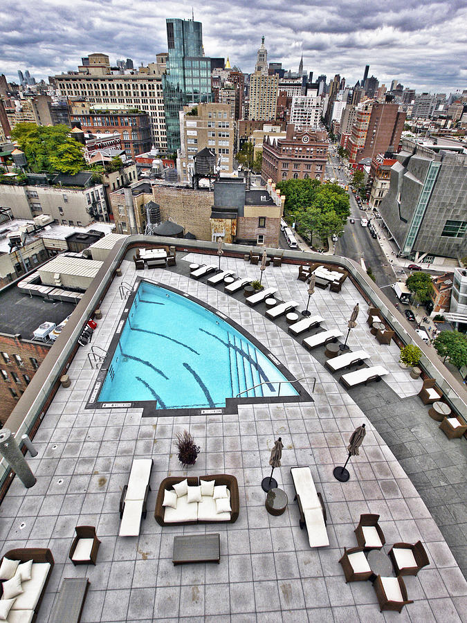 Pool with a View Photograph by Steve Sahm