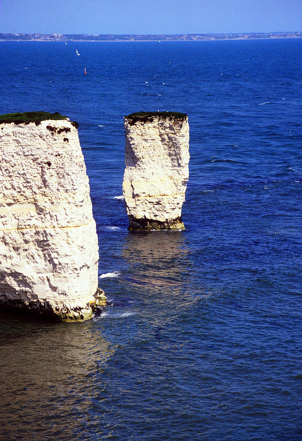 Old Harry Rocks near Poole in Dorset Photograph by Gordon James