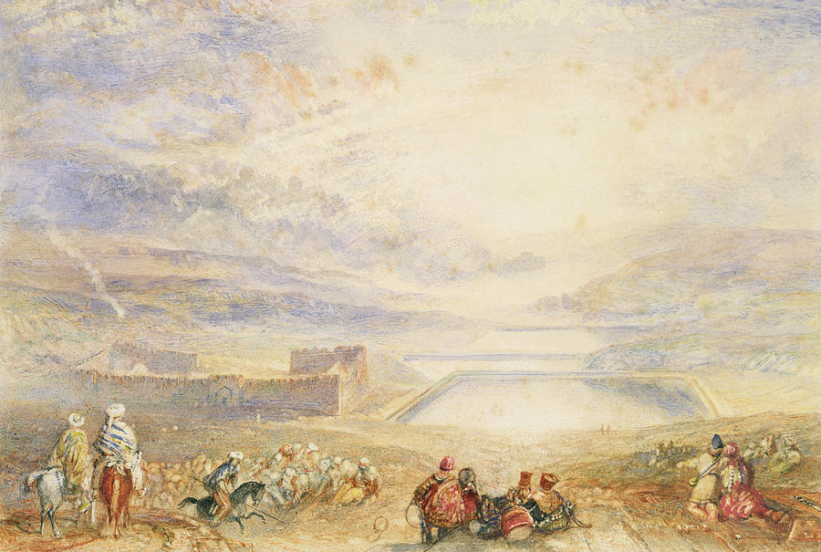 Joseph Mallord William Turner Painting - Pools of Solomon by Joseph Mallord William Turner