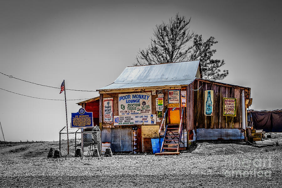 Mississippi Photograph - Poor Monkey Lounge by Jim Raines