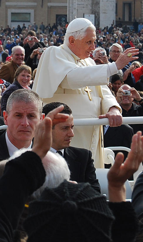 Pope Benedict  Photograph by Caroline Stella