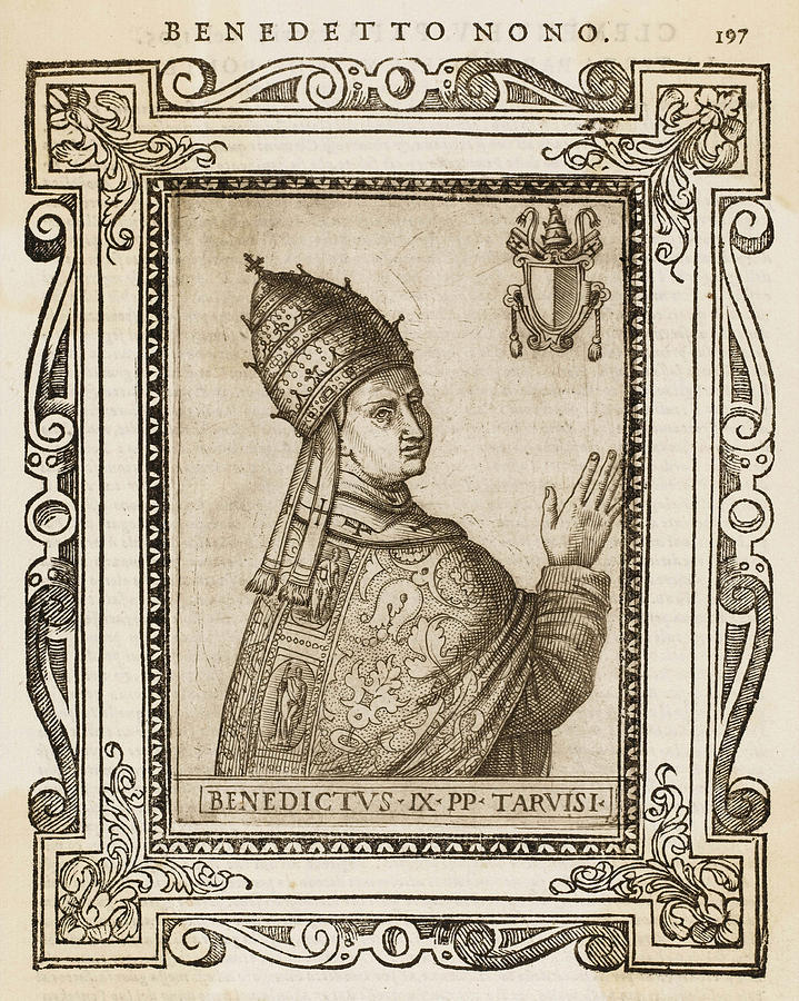 Pope Benedictus Ix He Sold The Papacy Drawing By Mary Evans Picture Library Fine Art America