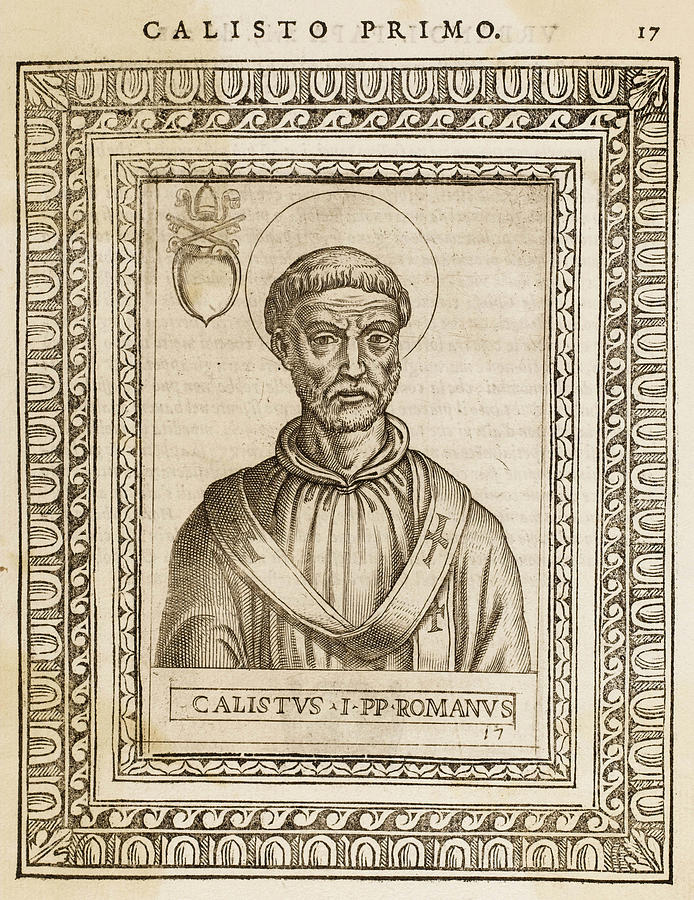 Pope Callistus I Pope And Saint Drawing by Mary Evans Picture Library ...