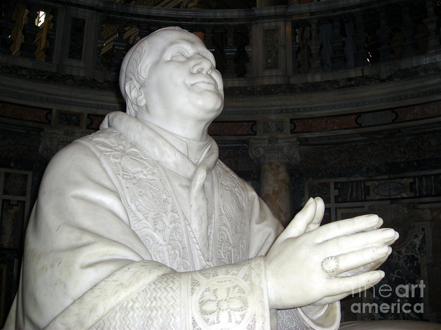 Pope Pius IX Santa Maria Maggiore Photograph by Deborah Smolinske