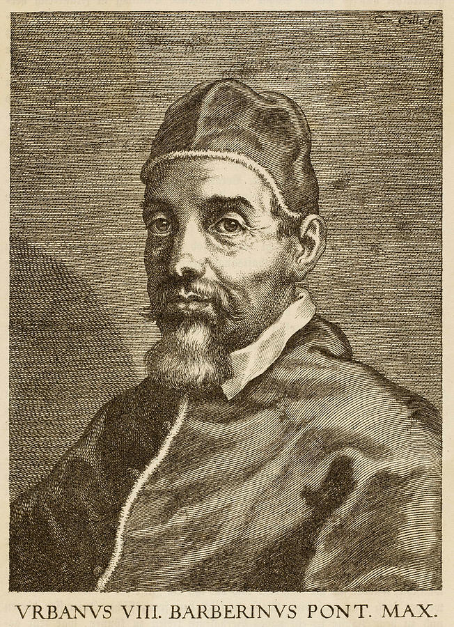 Pope Drawing - Pope Urbanus Viii Barberini by Mary Evans Picture Library
