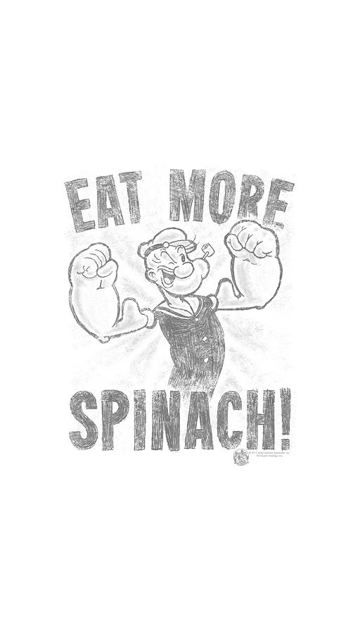 Popeye Digital Art - Popeye - Eat More Spinach by Brand A