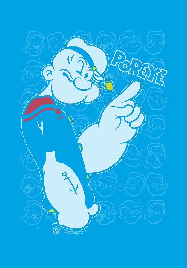 Vintage Digital Art - Popeye - Get To The Point by Brand A