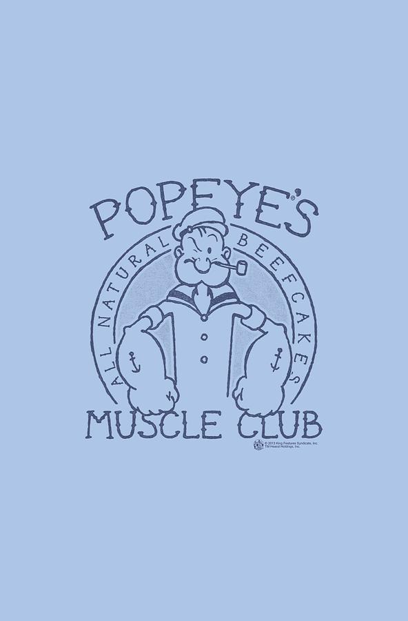 Popeye Digital Art - Popeye - Muscle Club by Brand A