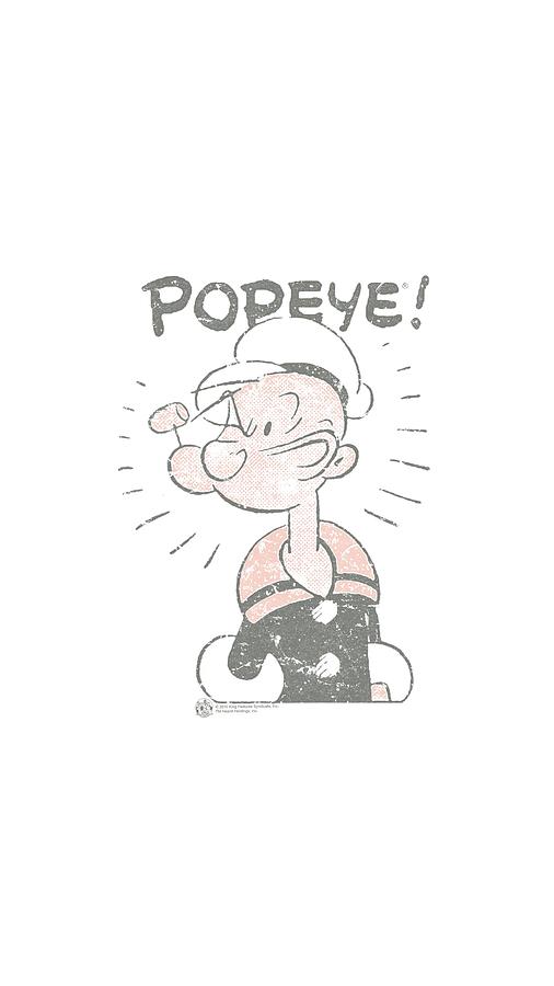 Vintage Digital Art - Popeye - Old Seafarer by Brand A