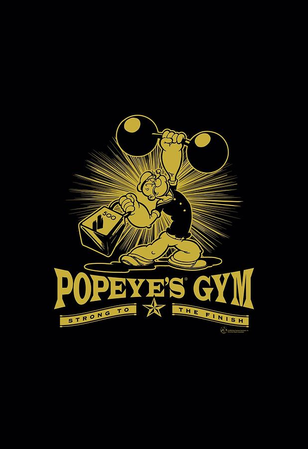 Popeye Digital Art - Popeye - Popeyes Gym by Brand A
