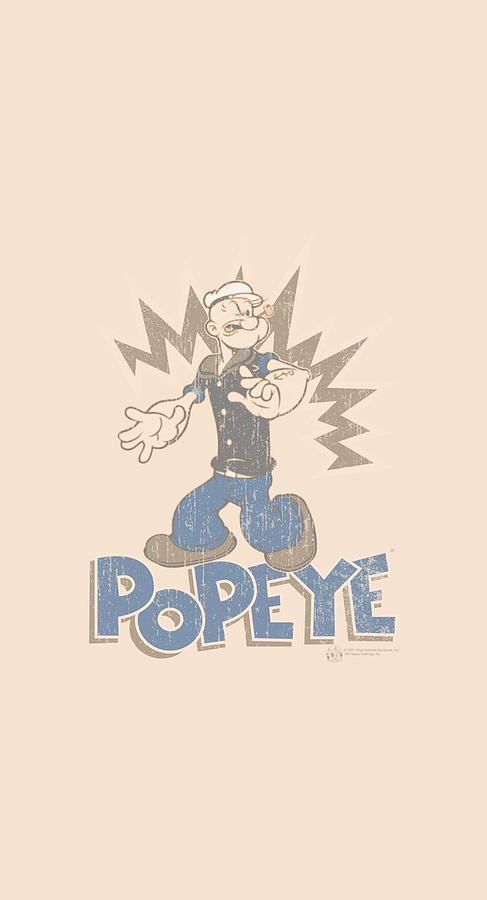 Vintage Digital Art - Popeye - Sailor Man by Brand A