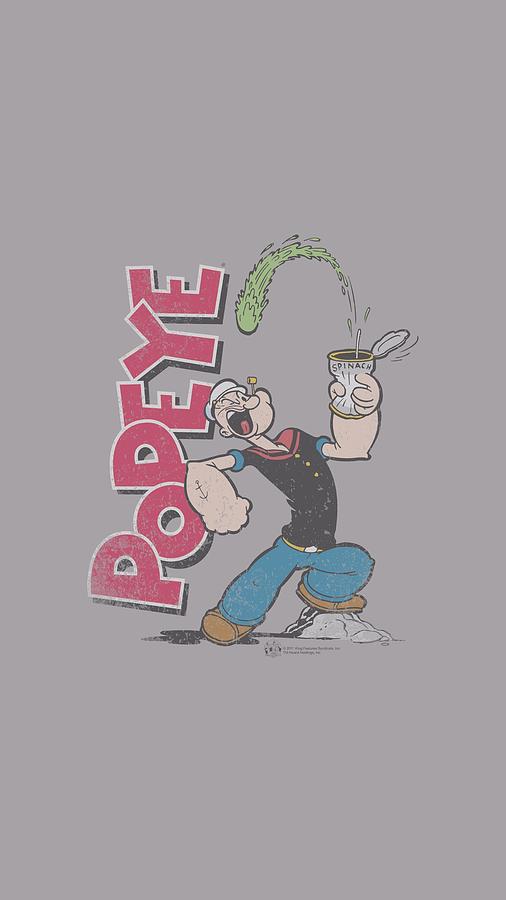 Popeye Digital Art - Popeye - Spinach Power by Brand A
