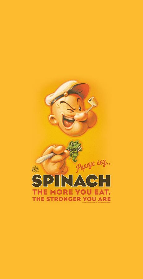 Vintage Digital Art - Popeye - Spinach Retro by Brand A