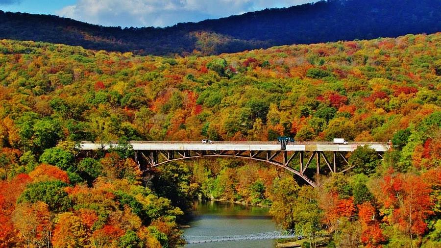 Popolopen Creek Bridge Photograph by Thomas McGuire - Fine Art America