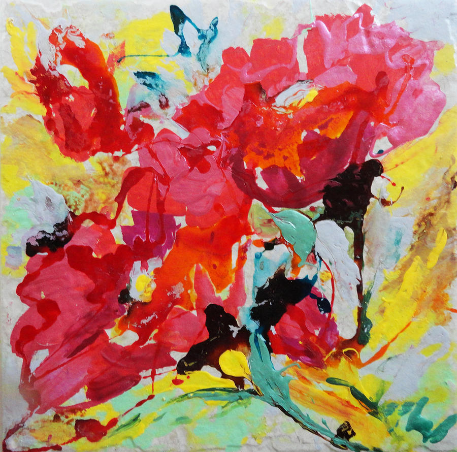 Poppies 1 Painting by Madigan Lang