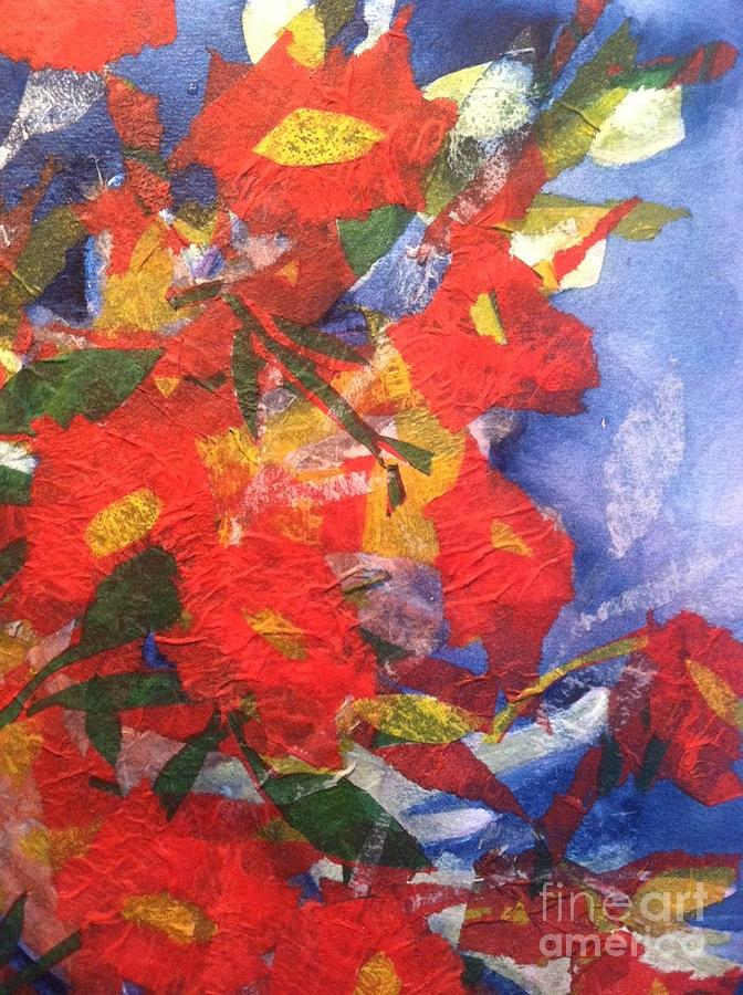 Poppies Gone Wild Painting by Sherry Harradence