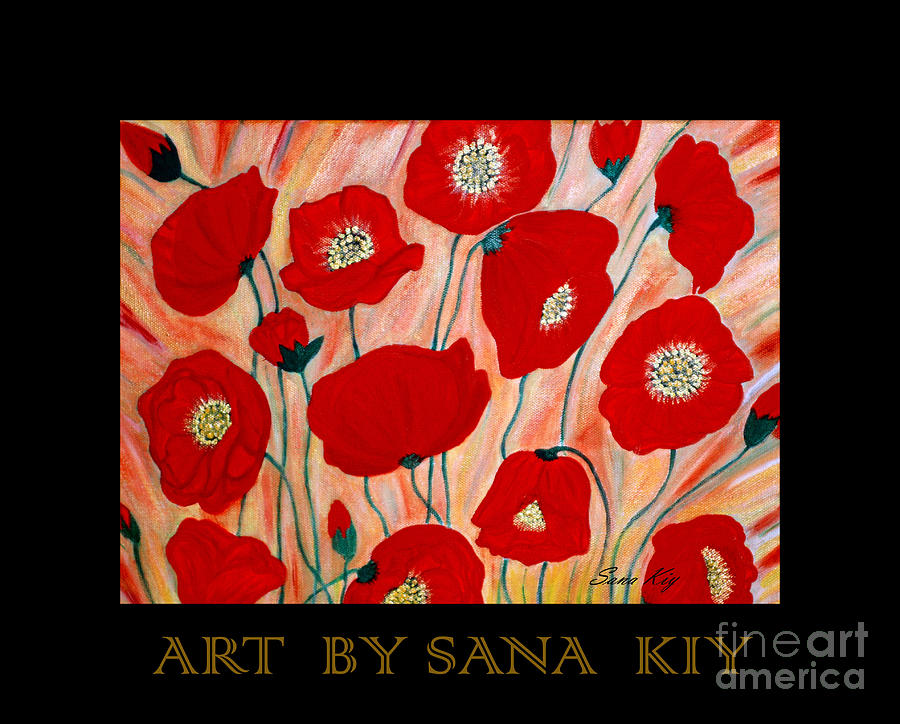 Poppies. Inspirations Collection. Painting by Oksana Semenchenko
