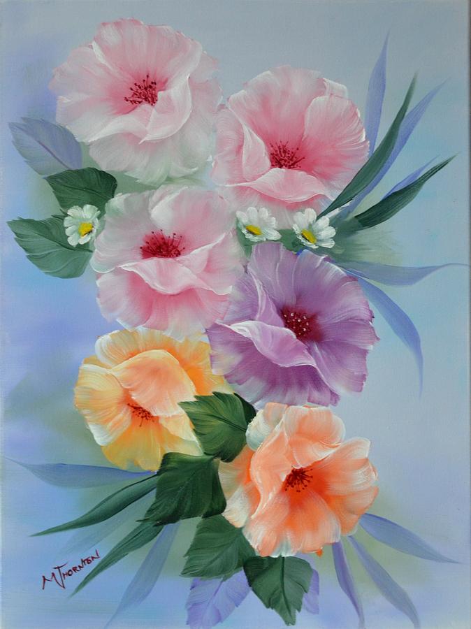 Poppies Painting by Marsha Thornton - Fine Art America