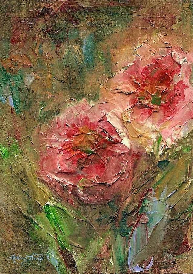 Poppies Painting by Mary Wolf