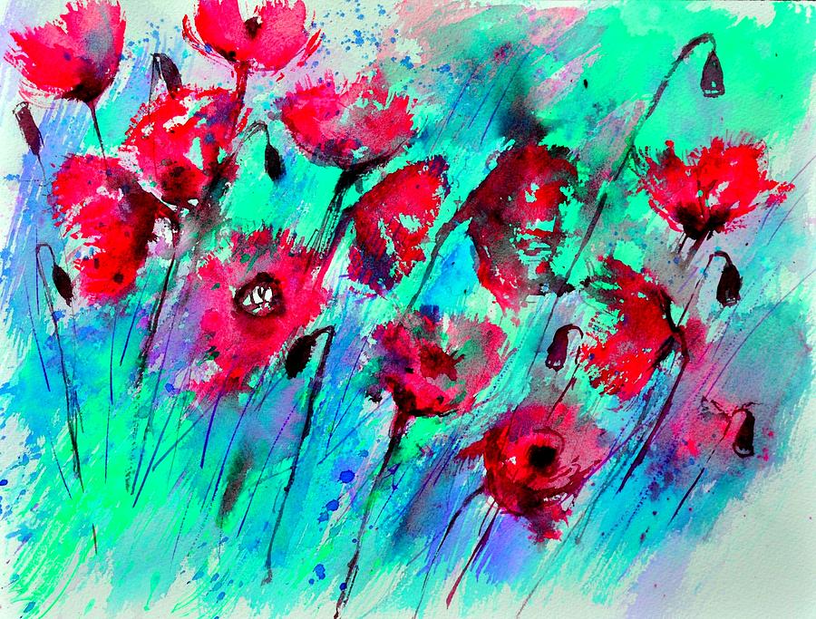 Poppies Painting