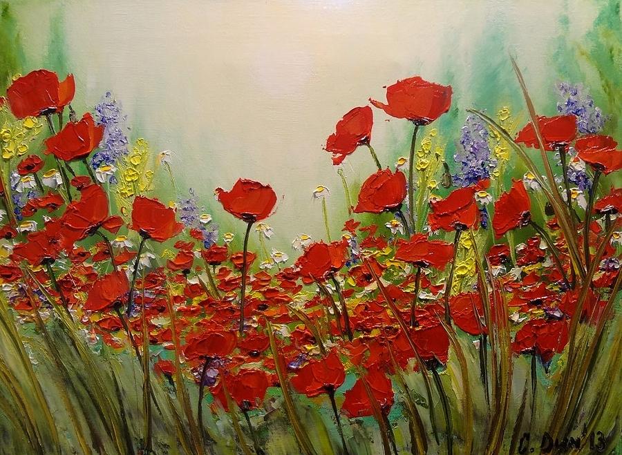 Poppies Painting by Svetla Dimitrova - Pixels