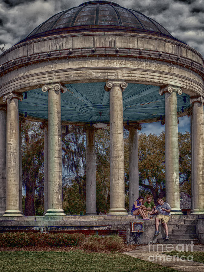 New Orleans Photograph - Popps Bandstand in City Park NOLA by Kathleen K Parker