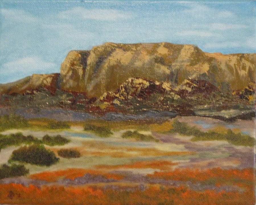 Poppy Painting - Poppy Cliffs by Terry Sonntag Poppy Painting - Poppy Cliffs by Terry Sonntag